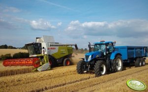 Claas Lexion 750 + NH T7060