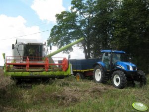 Claas Medion 310 & New Holland TS 115A