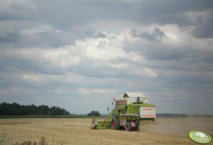 Claas Mega 208 + C600 AC