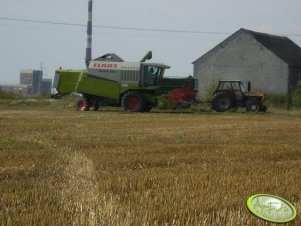 Claas Mega 360 i Ursus 1014