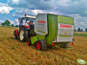 Claas Rollant 160 i Zetor 7245