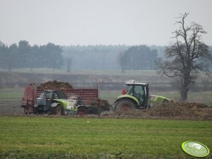 Claas Scorpion & Claas Axion 820