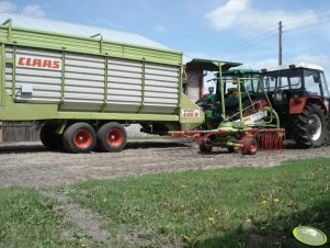 Claas Sprint 445S + John Deere 6620