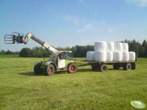 Claas Targo K50 + Przyczepa