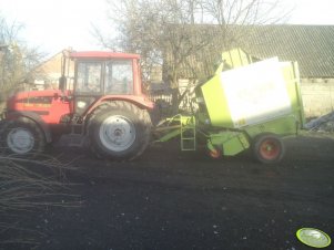 Claas Variant 180 + Belarus