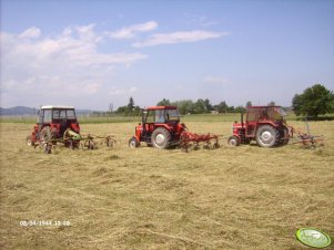 Claas Was 540, Fella 280 i Fella 380.