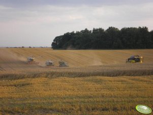 Claas x2, New Holland i DF