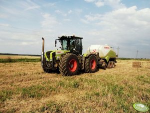 Claas Xerion 3800 i Claas Quagdrant 3400