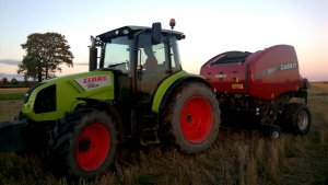 Claas Arion 420  Case RB 455