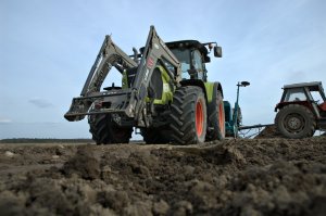 Claas Arion 620 + Sulky Tramline