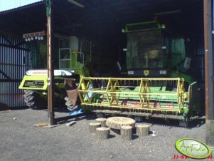 Class Dominator 108sl maxi+John Deere