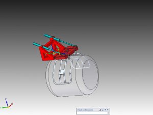 Projekt 3D chwytaka do bel
