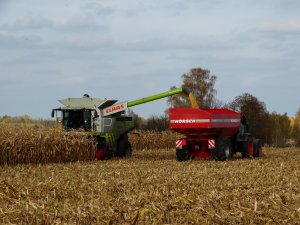 Claas Lexion 770 TT, Fendt 820 Vario + HORSCH