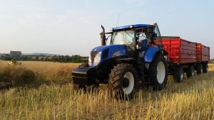 New Holland T6080 + 2x MetalFach