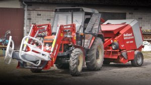 Zetor 7745 i welger rp200