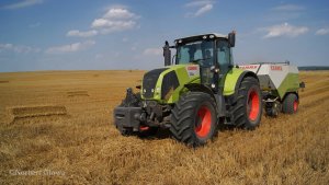 Claas Axion 840 + Claas Quadrant 2200