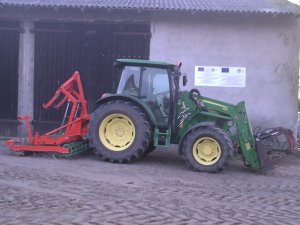 John Deere 5080r & Unia ares L