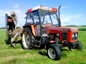 Zetor 7711 + Unia Mewa 1.85