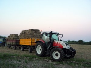 Steyr Profi 6140 + Wielton PRS-2/W8 i Autosan D 35