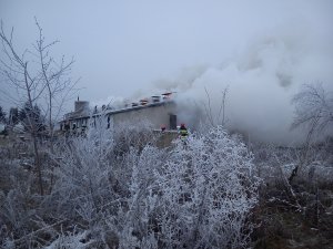 Pożar kurnika