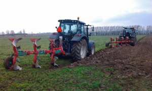 Valtra N111 HT3 + Kverneland ES 100 i Valtra N103 HT5 + Kverneland 150S