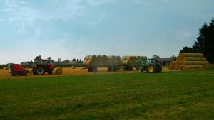 John Deere 6230 & Zetor 11441 Forterra + Unia