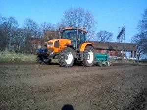 Renault Ares 620rz & agregat uprawowo-siewny