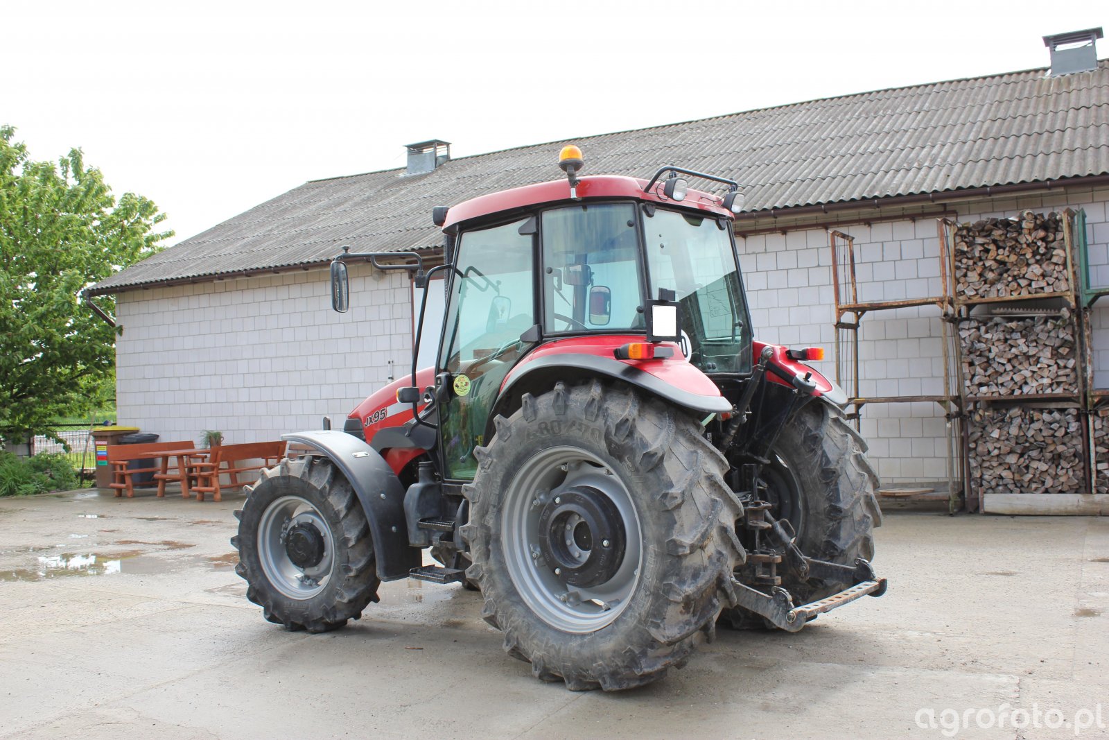 Zdjęcie ciągnik Case Jx 95 id503192 Galeria rolnicza agrofoto