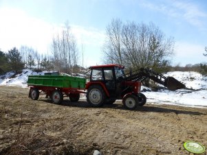 Ursus C-328 / C-330 + ładowacz + przyczepa