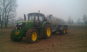 John Deere 6140M + Joskin Modulo 2 12000MEB