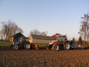 New Holland T4020 i Steyr Profi 6140