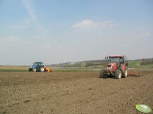 Zetor Forterra 9641 + New Holland T 4020