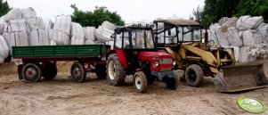 Zetor 4718 & przyczepa + Koparko-ładowarka 