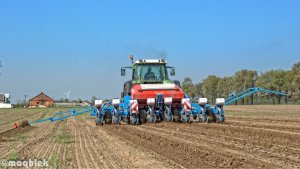 Fendt 714 Vario TMS + Monosem NG Plus 4 (8 rzędów)