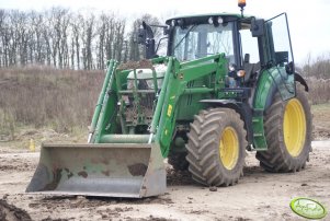 John Deere 6125M + ładowacz H340