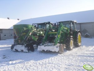 John Deere 5090R + Deutz Fahr K110