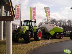 Claas Axion 850 + Claas Quadrant 3200