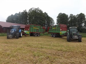 New Holland T7 + Fendt 312