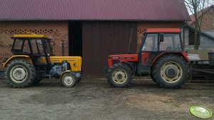 Zetor 7340 turbo & Ursus C-360 3P