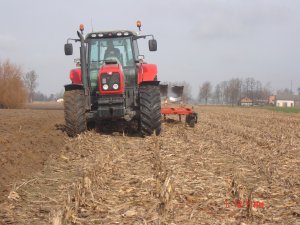 Massey Ferguson 6485 + Kverneland