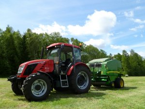 Zetor Proxima 100 Power + John Deere 623 MultiCrop