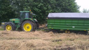 John Deere 7600 +Wielton PRS2/W12