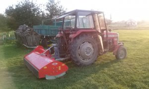 Massey ferguson 255 + Kuhn