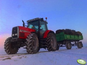 Massey Ferguson 8130 i Przyczepa