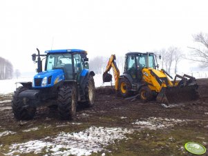 New Holland T6050 PLUS + JCB