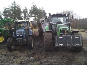 Farmtrac 80 4WD i Deutz Fahr Agrotron m620