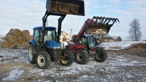 New Holland TD60D & Weidemann T6025