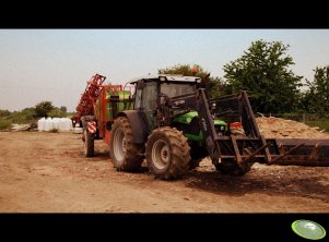  Deutz-Fahr Agrofarm 100 + Krukowiak Goliat