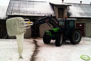 Deutz Fahr Agrofarm 410 + Stoll FZ 10