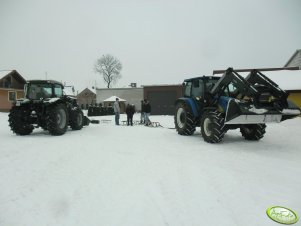 Deutz-Fahr Agrofarm 420 & New holland t5060